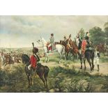 JONGEMOOT, A. de (Belgisch 20.Jh.), "Napoléon bei Waterloo", Öl/Holz, 50 x 69, unten rechts