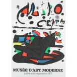 MIRO, Joan, "Miro - Céret", Ausstellungsplakat, Farblithografie, 76 x 54, 1977, WV Nr. 95