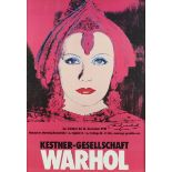 WARHOL, Andy, "Greta Garbo", Farboffset-Lithografie, 58 x 58, Edition der Kestner-Gesellschaft,