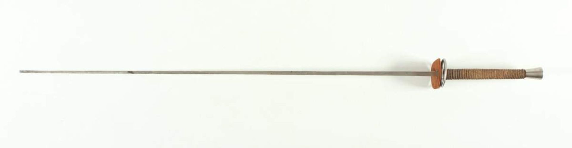 FLORETT, vernickelte Klinge (Hersteller Clemen und Jung, Solingen), L 103 - Image 2 of 3