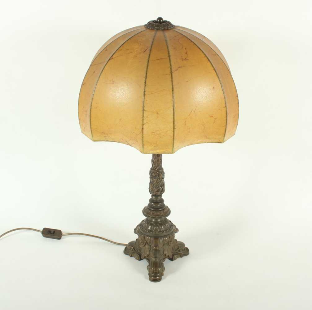 TISCHLAMPE, Bronze, H 77, FRANKREICH, um 1890