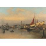 KAUFMANN, Karl (1843-1902), "Ansicht von Venedig", Öl/Lwd., 96 x 140, unten rechts signiert, "
