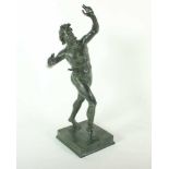 TANZENDER SATYR, Bronze, nach dem Original aus dem 1. Jh. n. Chr. aus der "Casa del Fauno" in