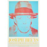 BEUYS, Joseph, Plakat "Stripes from the House of the Shaman", Farboffset, 72 x 50, handsigniert,