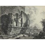 PIRANESI, F., "Veduta degli avanzi del sepolcro della famiglia Plauzia sulla via Tiburtina..",