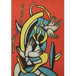 LEGER, Fernand, "Les oiseaux", Farblithografie/Bütten, 56 x 40, Maeght/Paris, 1973, WV Nr. 068