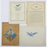 VIER PROGRAMMHEFTE, Der blaue Vogel (Deutsch-russisches Theater): 1.) erstes Programmheft 1921/22,