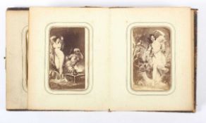 KLEINES FOTOALBUM FRAUENAKTE, Drucke nach Gemälden, (ca.45 Stück, Buch ca. 14 x 12), um 1900