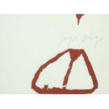 BEUYS, Joseph, "Zeichen aus dem Braunraum III", Multiple (Kunstpostkarte), 14 x 12, handsigniert,