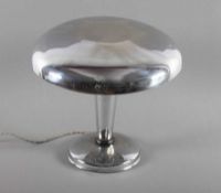 ART DECO-TISCHLAMPE, Metall, verchromt, einflammig, H 27, FRANKREICH, um 1930 22.00 % buyer's