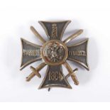 KAUKASUS KREUZ, Bronze, Kreuz für Wehrdienst im Kaukasus 1864, RUSSLAND 22.00 % buyer's premium on