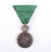 SELTENE MEDAILLE BRASILIEN der Kampagne Uruguay und Buenos Aires 1852, Bildnis von Dom Pedro