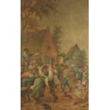 LESAFFRE, Jan-Baptiste (1864-1926), Kopie nach David TENIERS, "Bauernfest", Öl auf grober Lwd./Tuch,