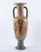 GROSSE AMPHORA, rotfigurige Malerei, H 55, hellroter Scherben, APULIEN/KAMPANIEN, 3.-4.Jh.v.Chr.