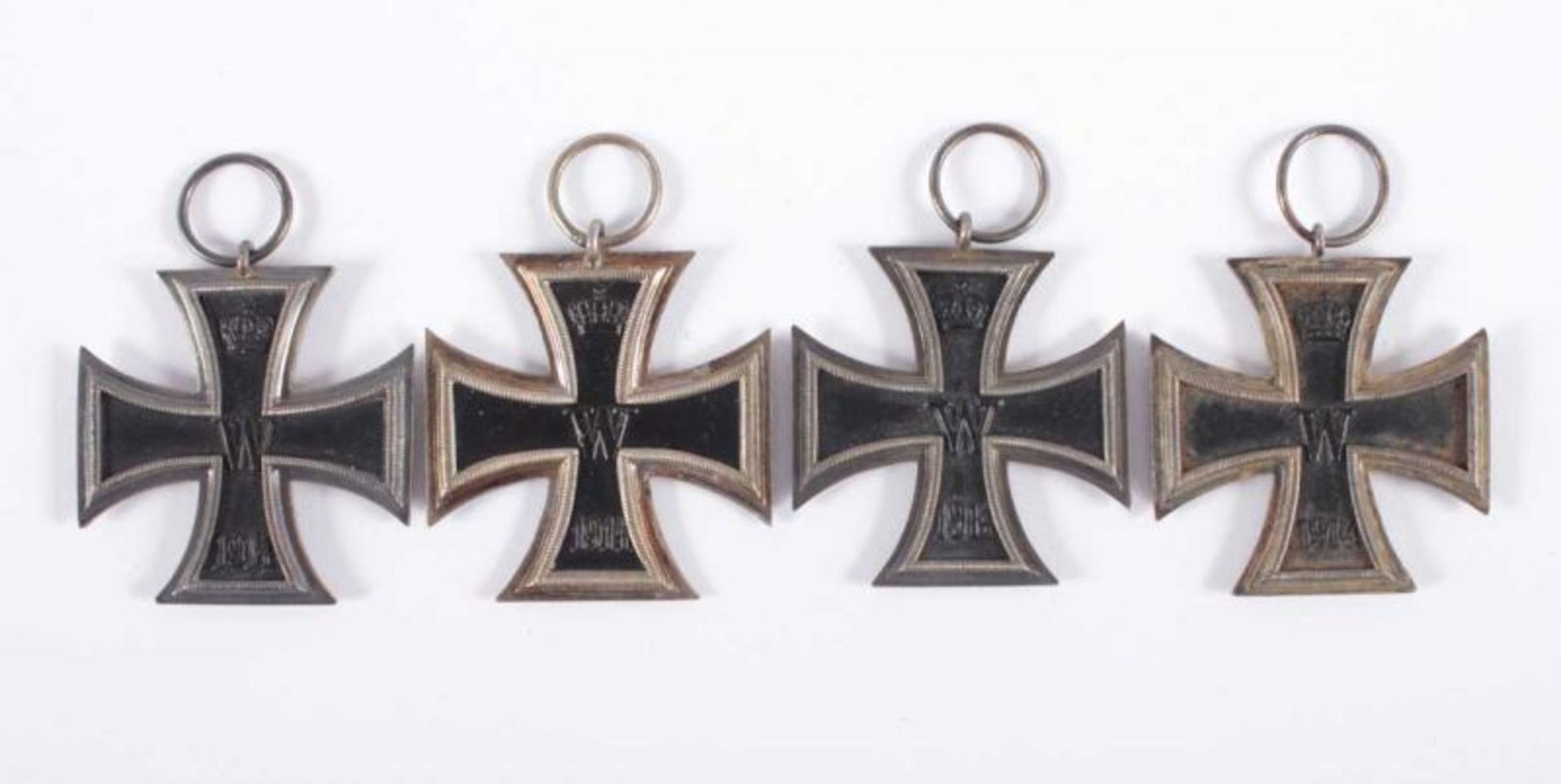 KONVOLUT ORDEN UND EHRENZEICHEN 1.WK bestehend aus vier Eisernes Kreuz 2.Kl.; zwei Ehrenkreuz für - Bild 3 aus 3