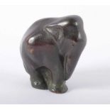 ELEFANT, Bronze, H 9,5 22.00 % buyer's premium on the hammer price 19.00 % VAT on buyer's premium