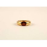 DAMENRING, 585/ooo Roségold, besetzt mit einem Spessartin von ca. 2,10 ct., 8,0g, RG 55 22.00 %