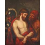 SAKRALMALER UM 1900, "Ecce Homo", Öl/Malkarton, 41 x 32,5, besch., R. 22.00 % buyer's premium on the