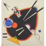 KANDINSKY, Wassily, "Komposition", Farblithografie, 29 x 26, aus Kandinsky und der innere Blick,