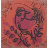 CHAGALL, Marc, "Le coq rouge", Original-Farblithografie, 30 x 26, WV Mourlot 281, Abzug vor der