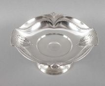 JUGENDSTIL-AUFSATZSCHALE, Metall, versilbert, Dm 27, gemarkt, WMF, GEISLINGEN, um 1900 22.00 %