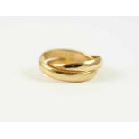 DOPPELRING, 916/ooo Gelbgold, RG 52, 7g 22.00 % buyer's premium on the hammer price 19.00 % VAT on