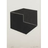 THIEL, Heiner, "Kubus", Prägung, 32 x 23, nummeriert 14/60, handsigniert, 1994, R. 22.00 % buyer's