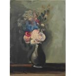 VLAMINCK, Maurice de, "Les roses pompon", Farbholzstich/Bütten, 37 x 27, aus "Les heures claires",