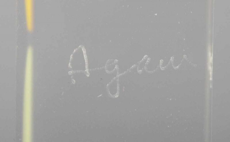 AGAM, Yaacov, "Image magic", Plexiglas, H 62, auf Sockel (11 x 11), nummeriert H.C. 8/C, signiert - Image 4 of 4