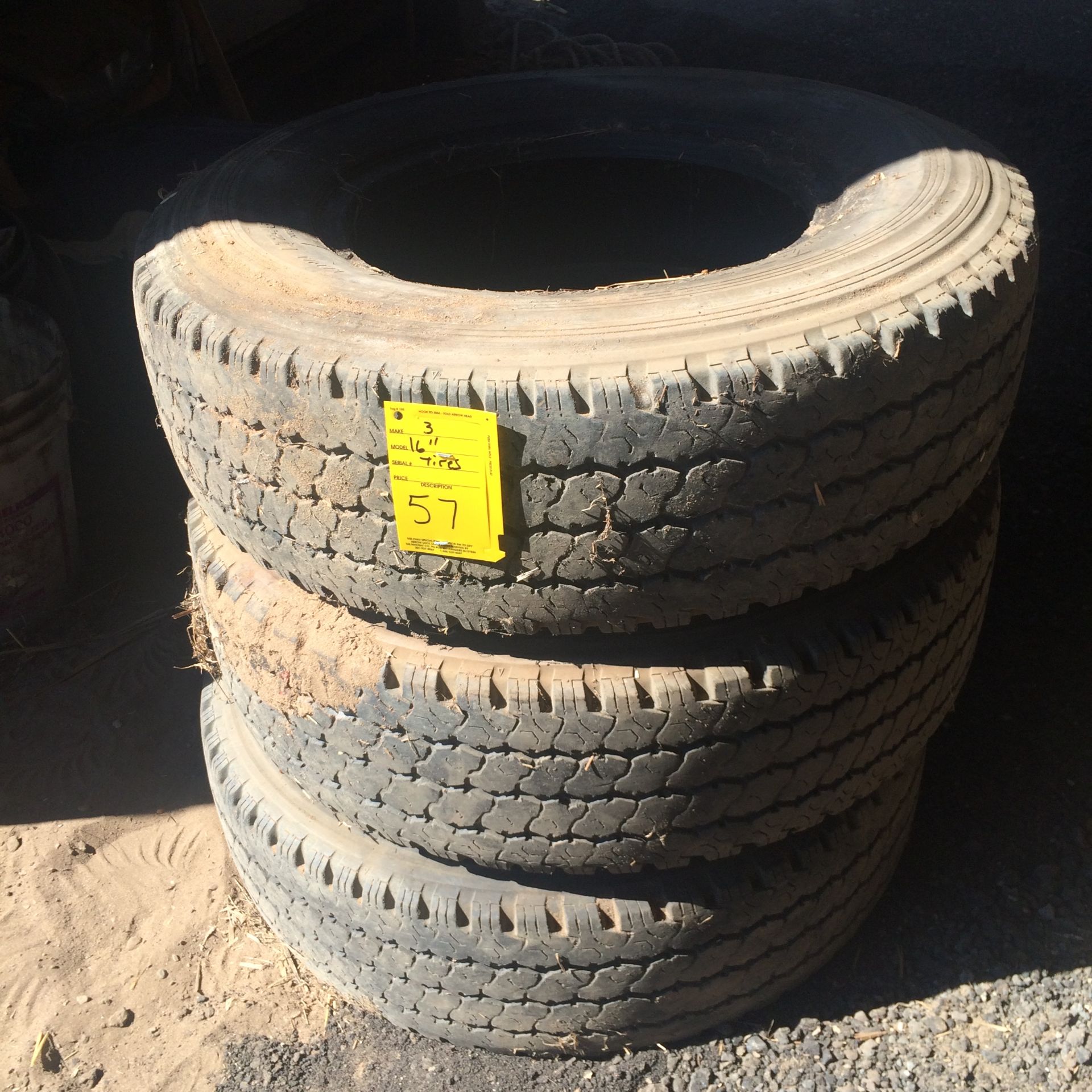 (3) 16" tires