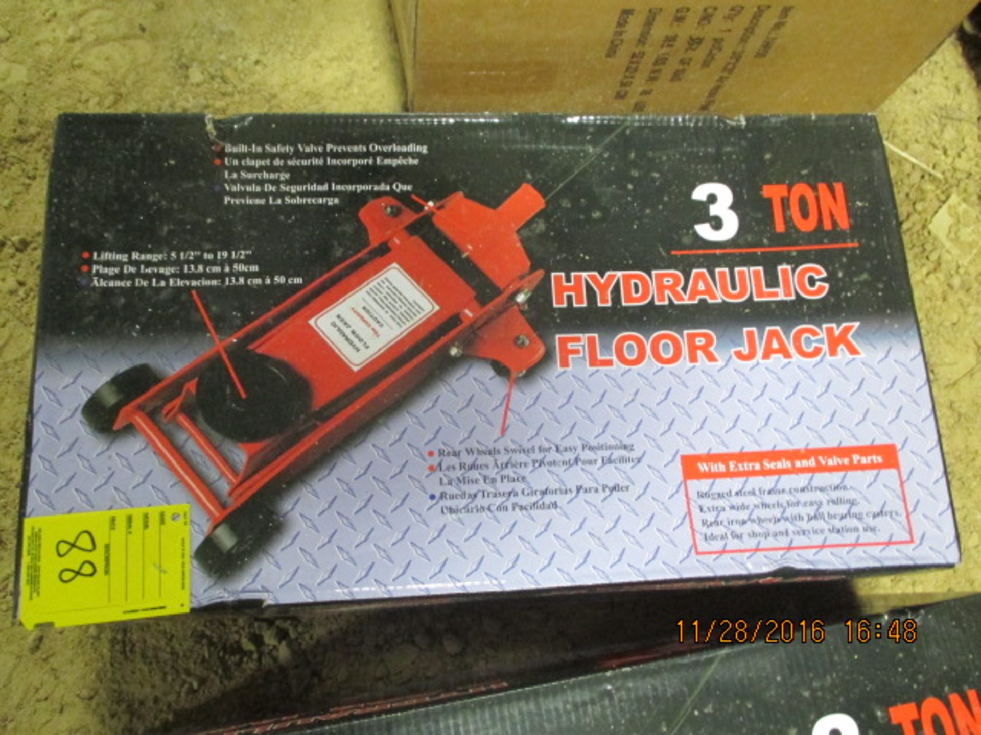 3-ton hyd floor jack