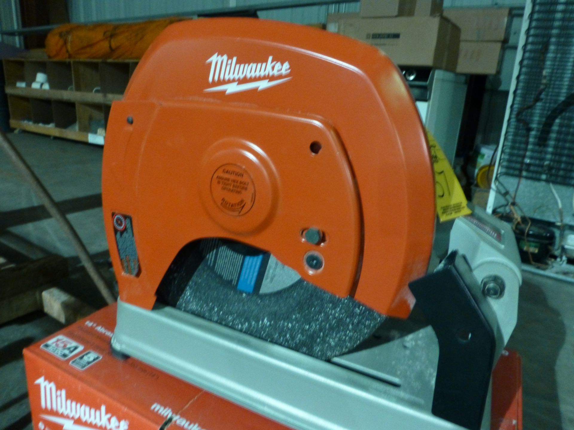 Milwaukee 14" cut-off saw, unused. - Image 3 of 9