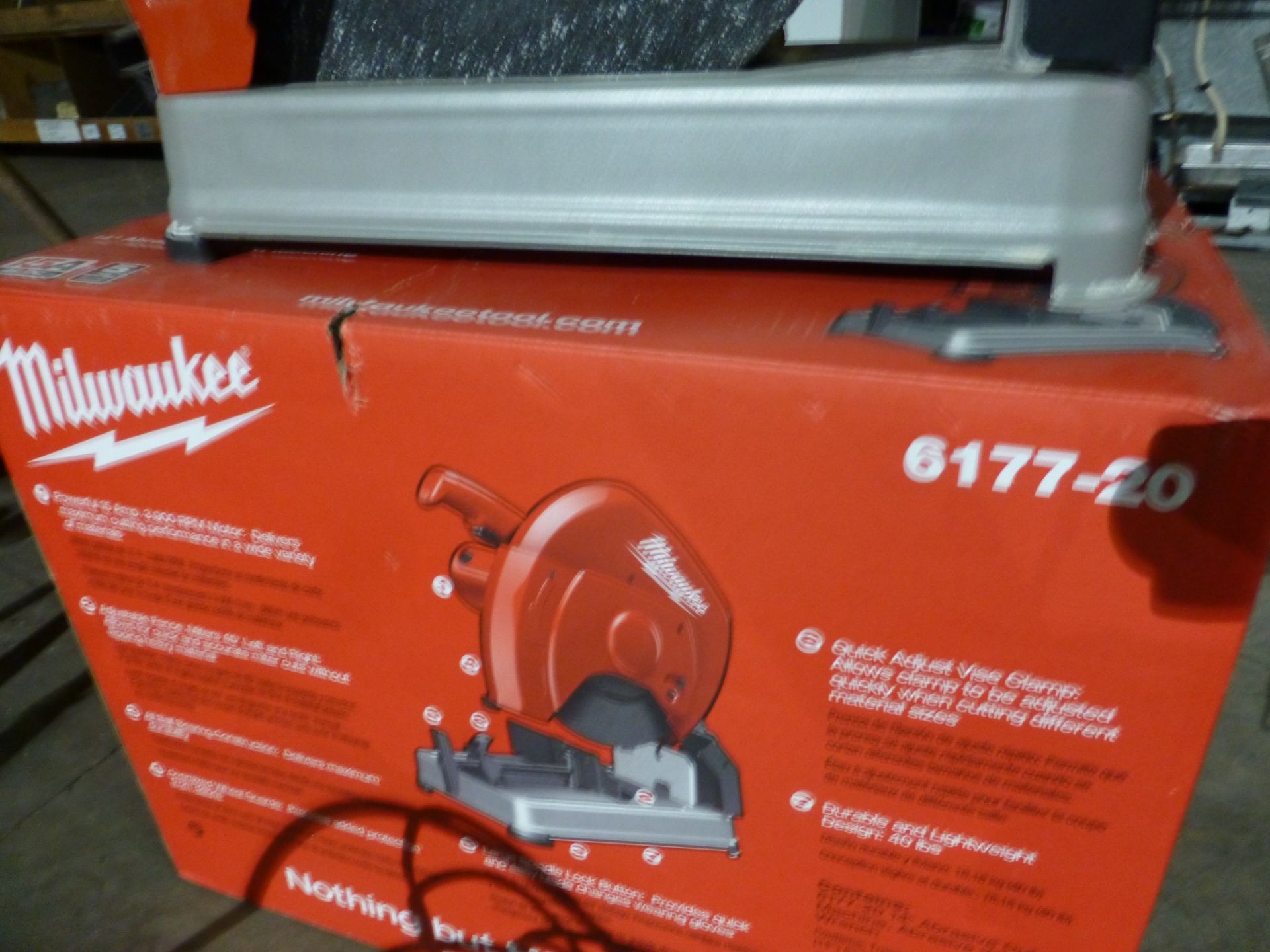 Milwaukee 14" cut-off saw, unused. - Image 4 of 9