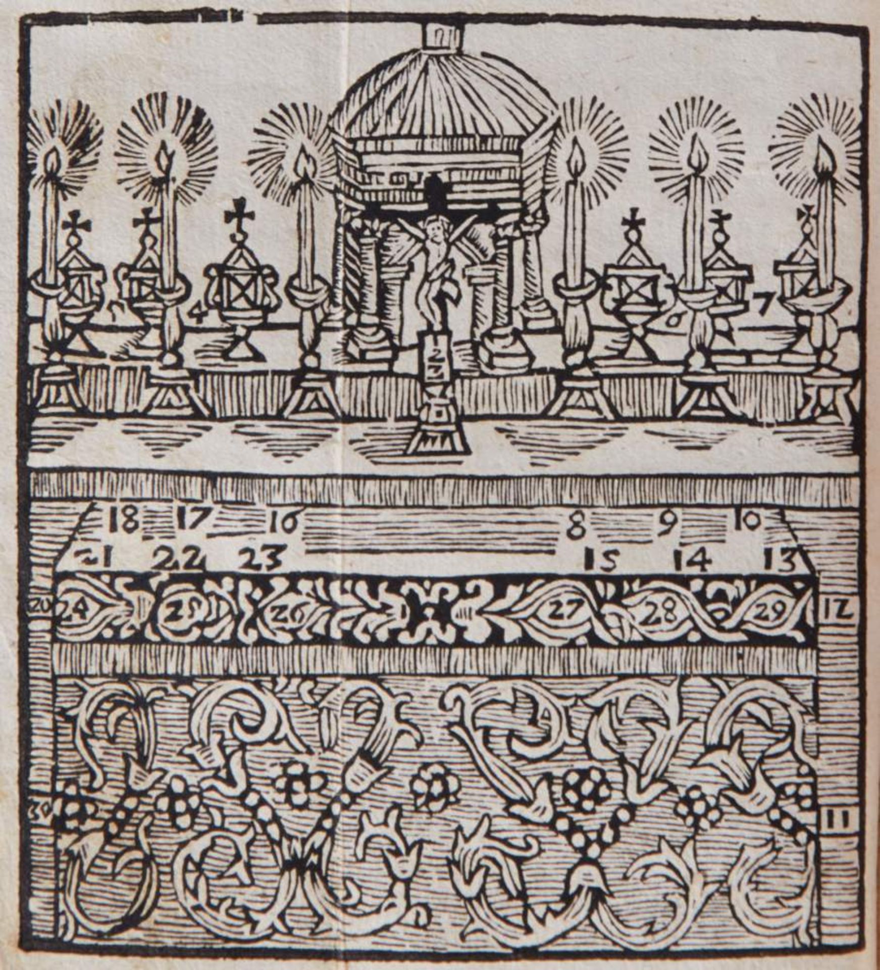 Arnaud, C., Thesauri sacrorum rituum epitome. Kaschau, Jesuitendruckerei, 1737. 12°. Mit gefalt. - Bild 2 aus 4