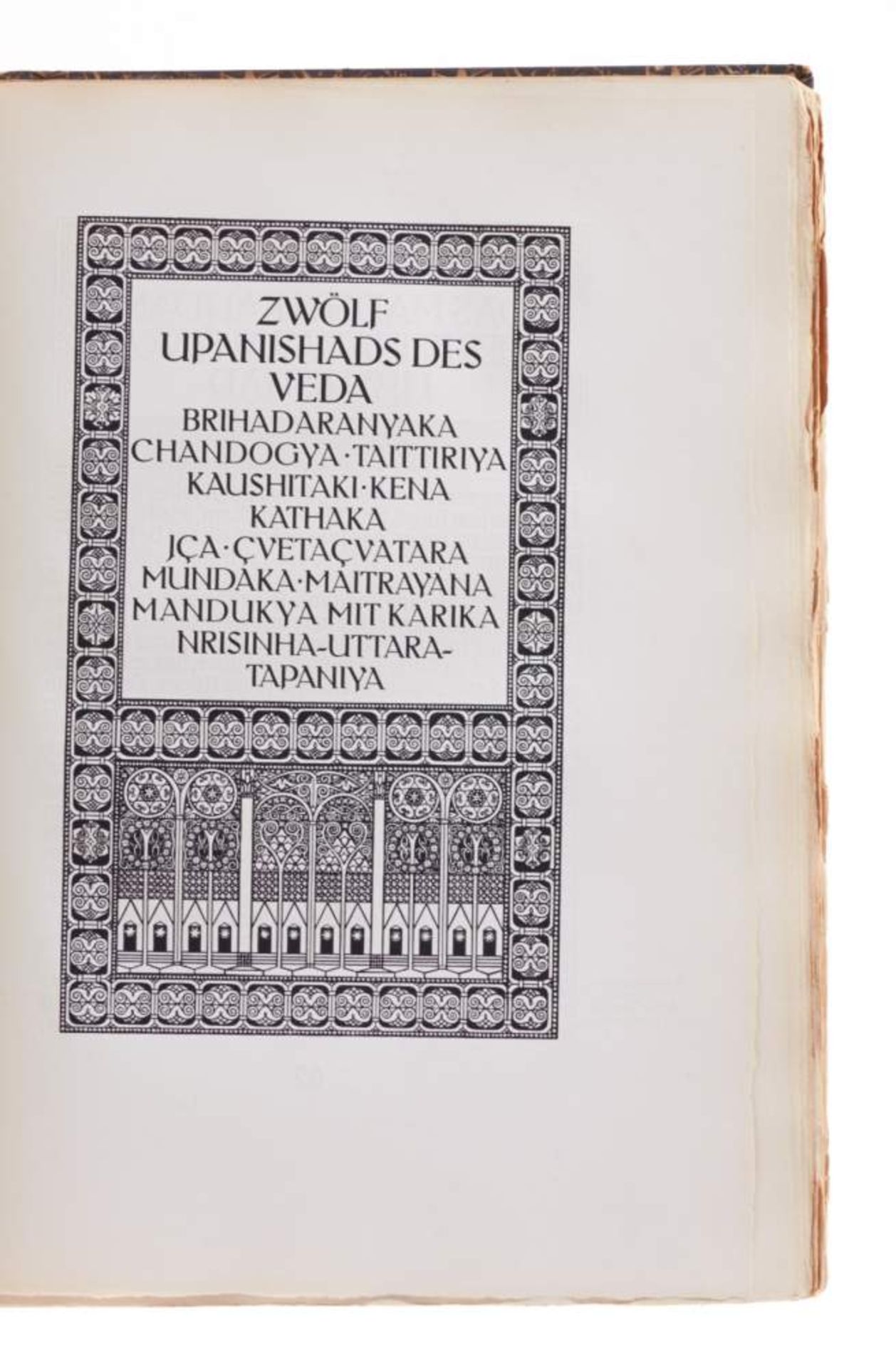 Die altindische Philosophie nach den Grundworten der Upanishads des Veda. Übers. von P. Deussen. - Bild 4 aus 4