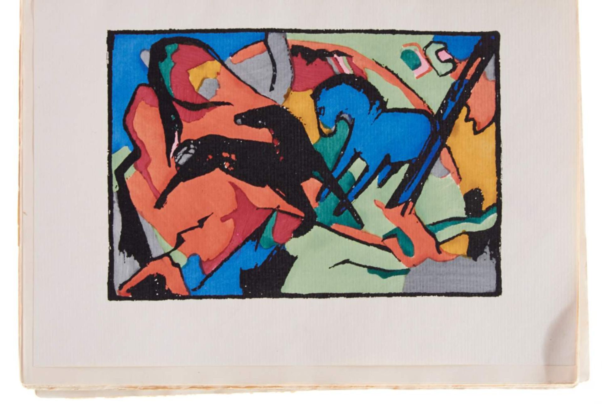 Blaue Reiter, Der. Hrsg. von (W.) Kandinsky und F. Marc. 2. Aufl. München, Piper, 1914. 4°. Mit - Bild 3 aus 3