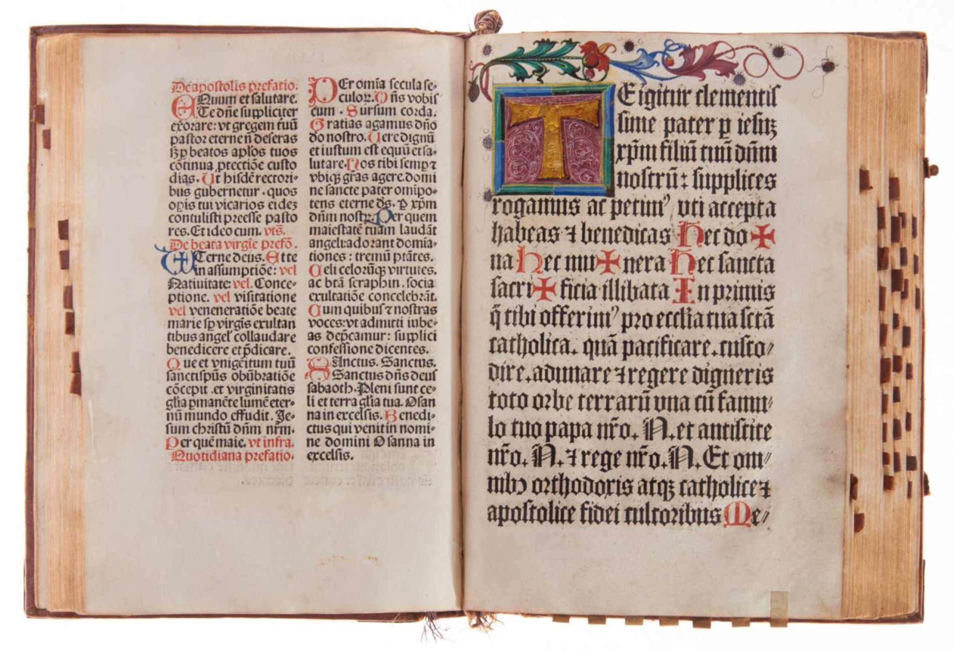 Missale speciale. O. O. und Dr. (Straßburg, Johann Grüninger), 13. November 1493. Fol. Mit 2 - Bild 5 aus 5