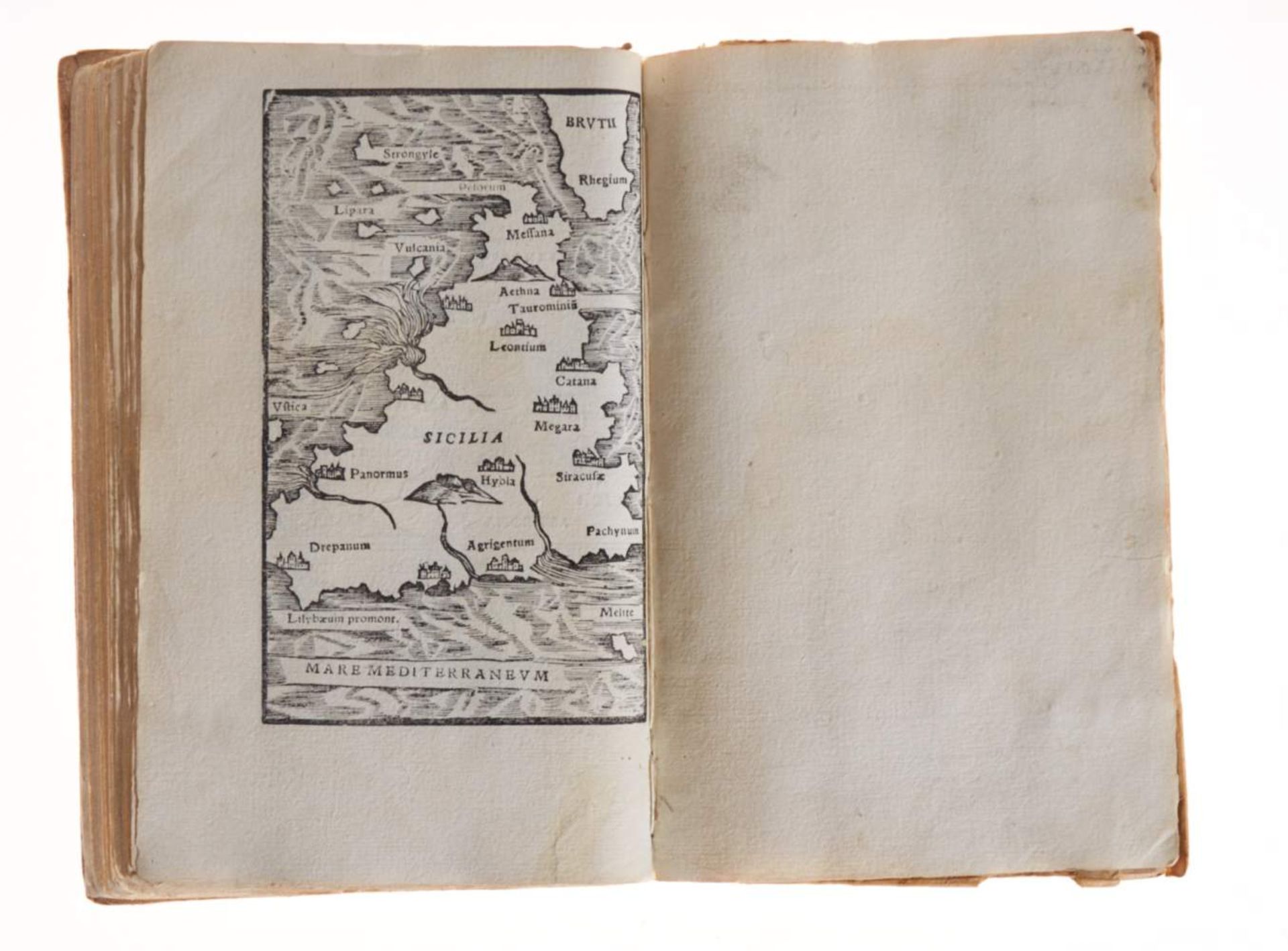 Honter, J., Rudimentorum cosmographicorum libri III. Zürich, Froschauer, 1552. Mit Druckermarke, 3 - Bild 3 aus 5