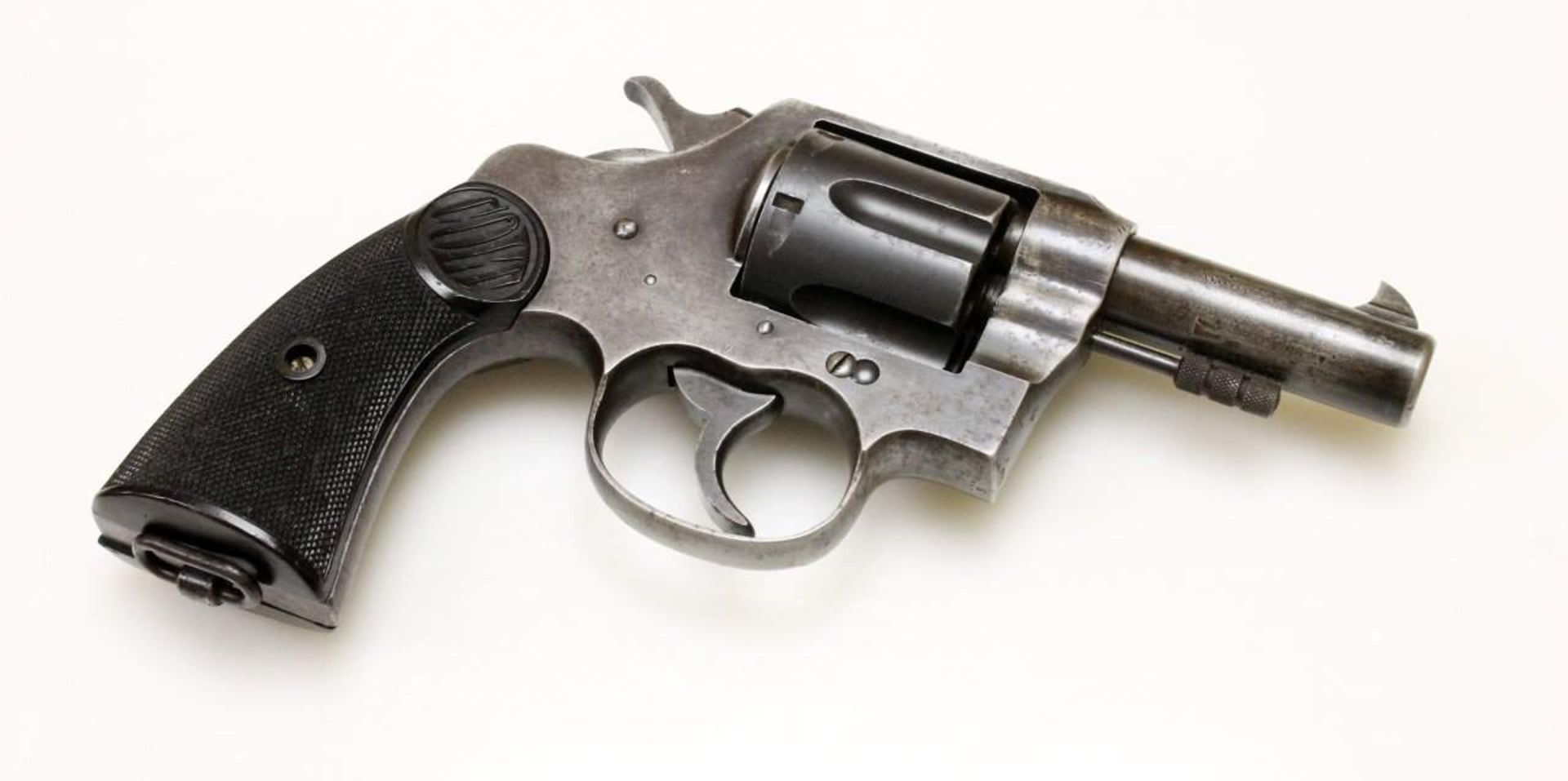 Revolver Colt, Modell: New Service Cal. .455 Eley, S/N: 101702, Lauf spiegelblank, Lauflänge: 3,25", - Bild 2 aus 8