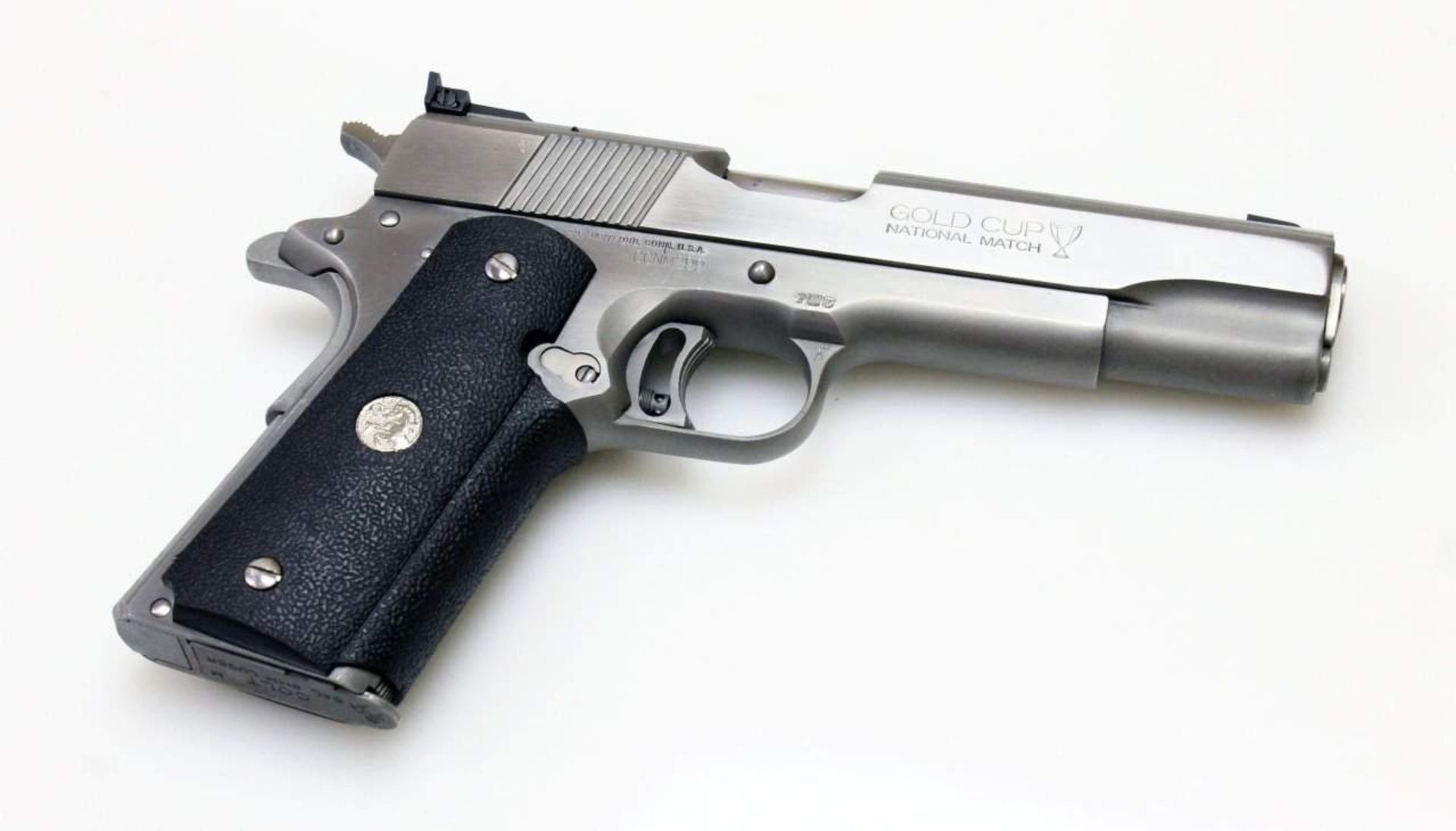 Selbstladepistole Colt, Modell: 1911 Gold Cup National Match - First Edition Cal. 9mm Luger, S/N: - Bild 2 aus 6