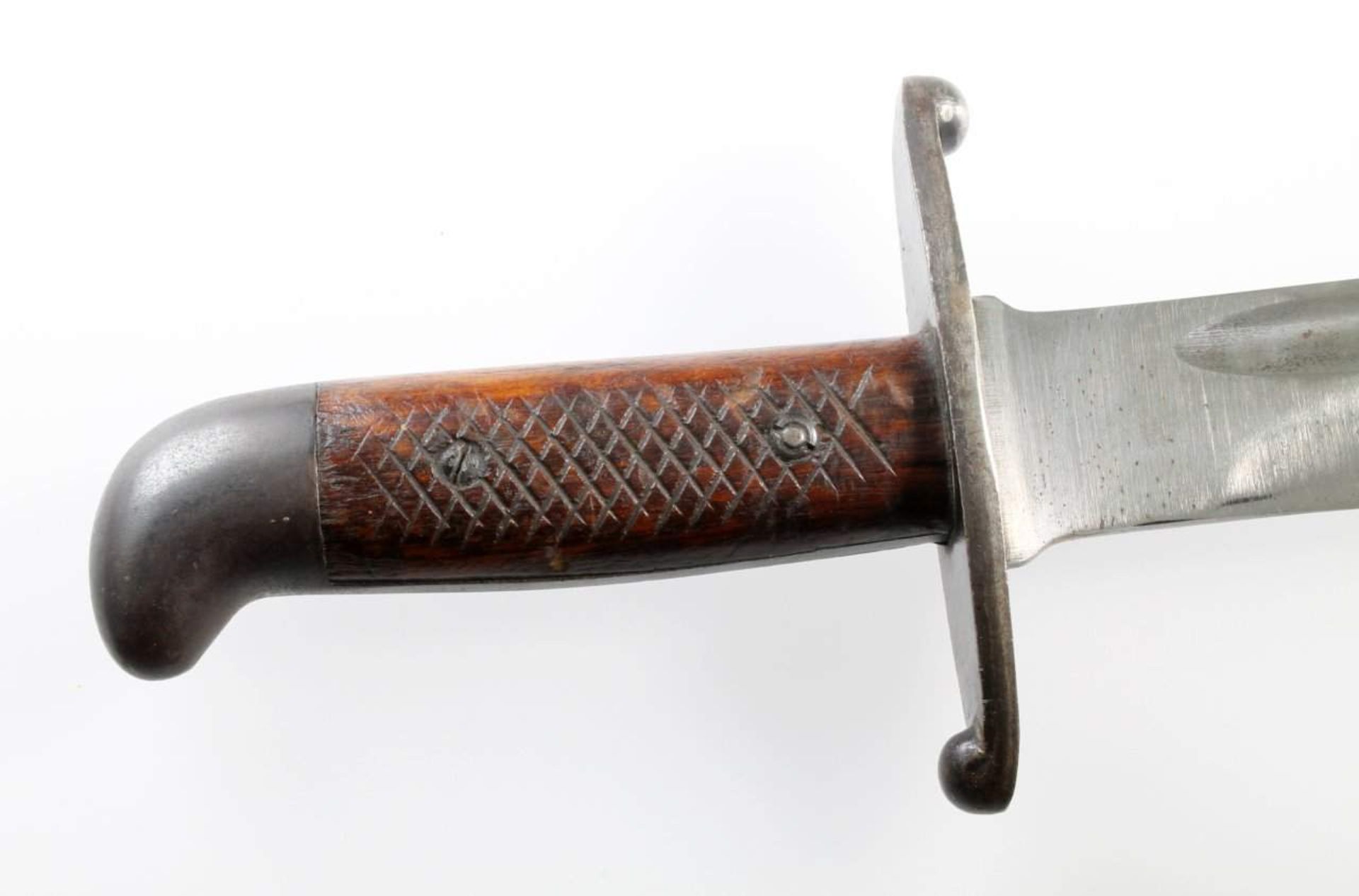 1. Weltkrieg Pionierfaschinenmesser für Mannschaften nach österr. Muster Blanke, gekehlte, leicht - Bild 3 aus 4