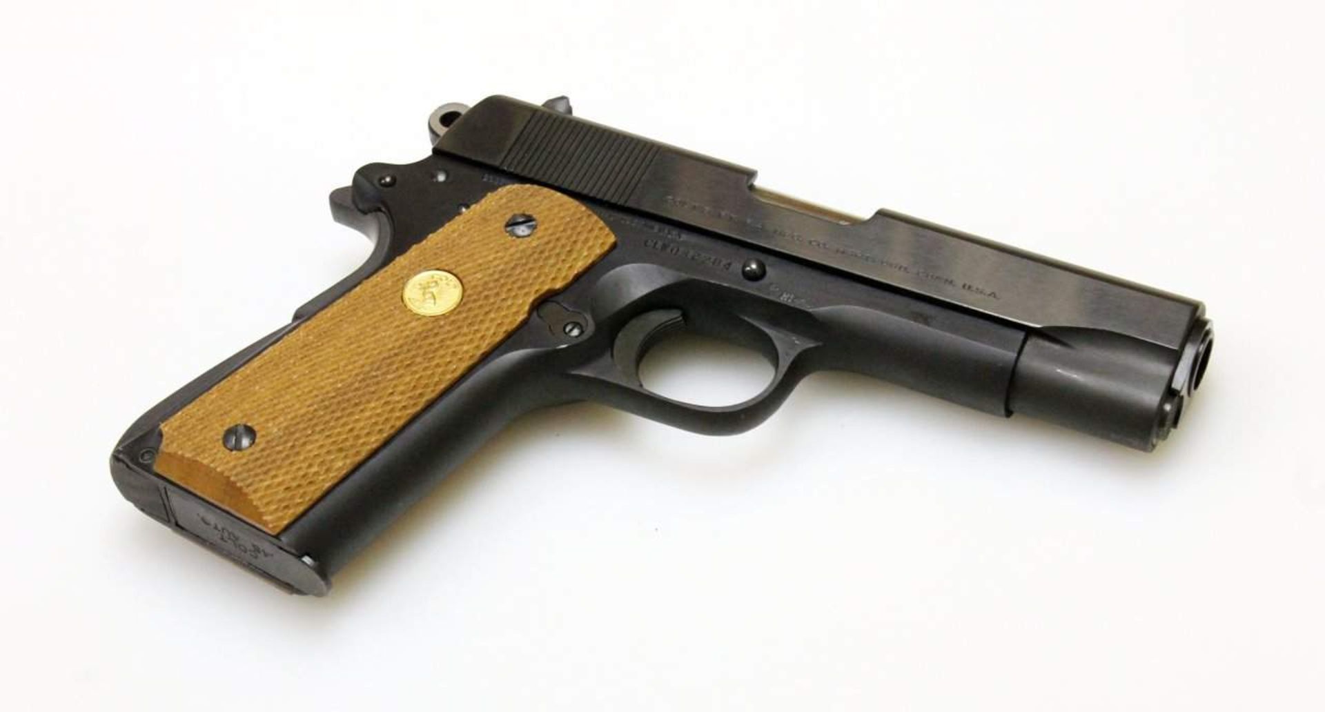Selbstladepistole Colt, Modell: 1911 Commander Cal. .45 ACP, S/N: CLW032284, Lauf spiegelblank, - Bild 2 aus 6