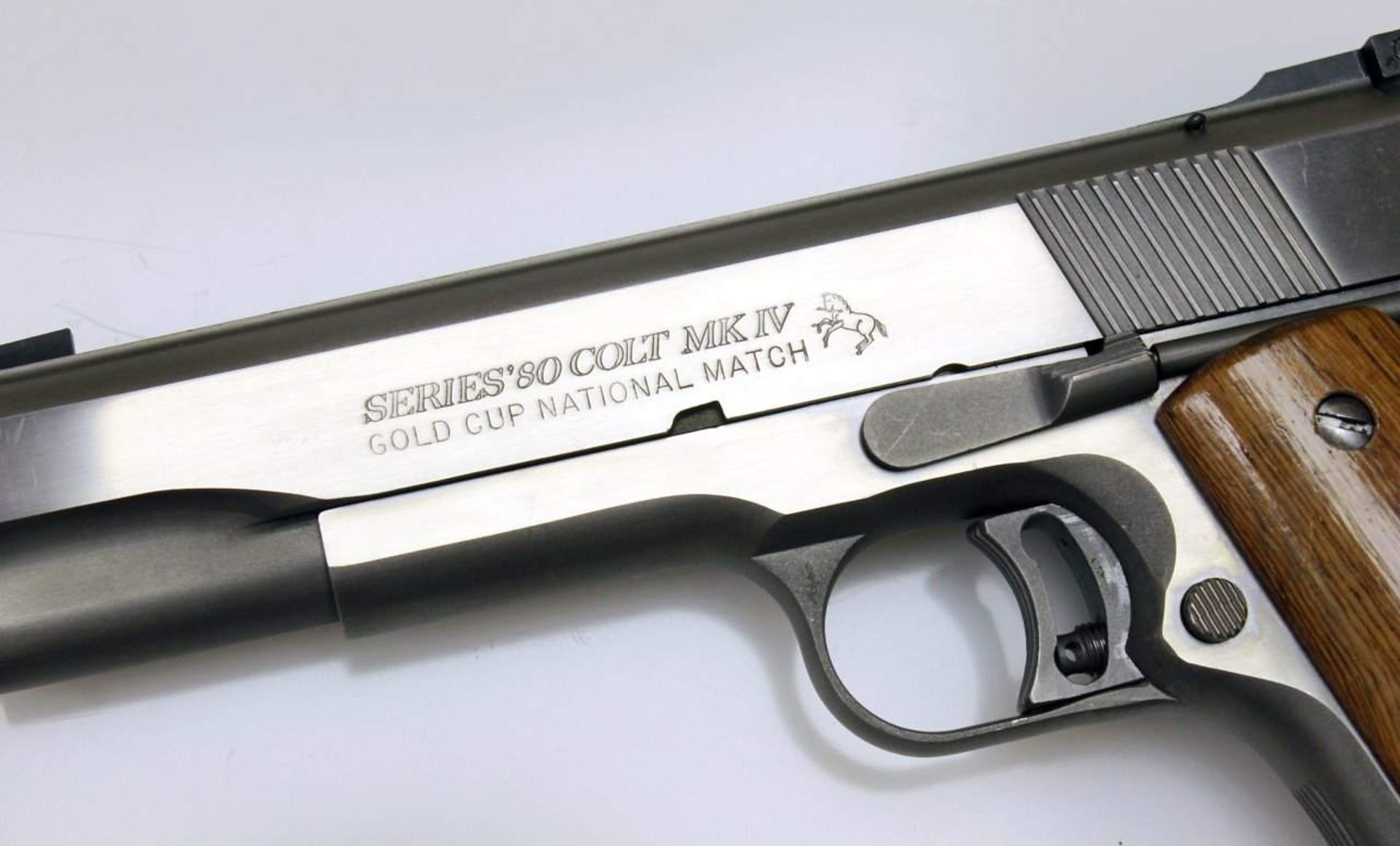 Selbstladepistole Colt, Modell: 1911 - Series 80 - MK IV - Gold Cup National Match Cal. .45 ACP, S/ - Bild 5 aus 6