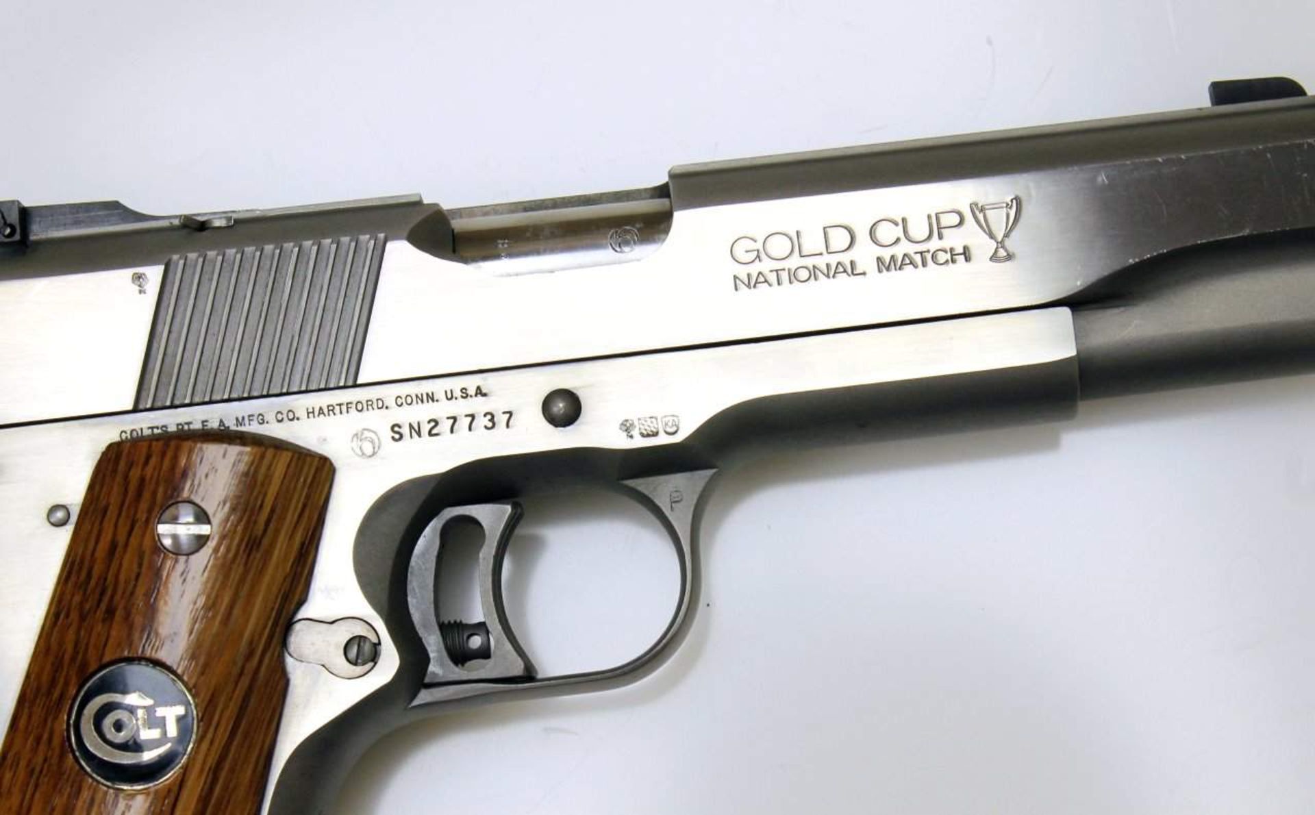 Selbstladepistole Colt, Modell: 1911 - Series 80 - MK IV - Gold Cup National Match Cal. .45 ACP, S/ - Bild 6 aus 6