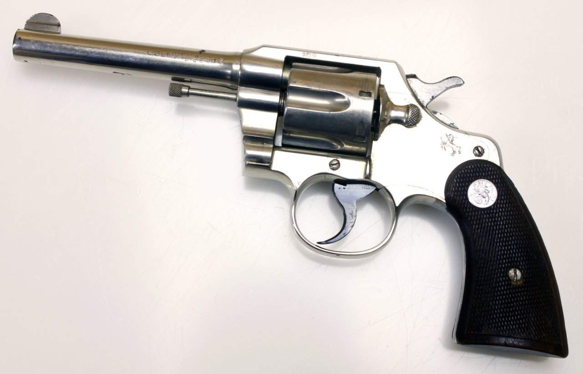 Revolver Colt, Modell: Official Positive - Detroit Police Cal. .38sp., S/N: 708659, nummerngleich, - Bild 4 aus 7