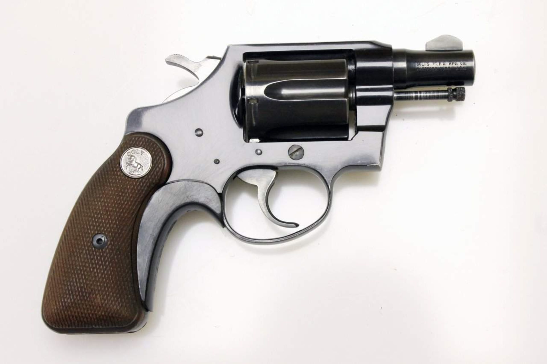 Revolver Colt, Modell: Cobra Cal. .38 spz., S/N: 142369LW, Lauf spiegelblank, Lauflänge: 2",