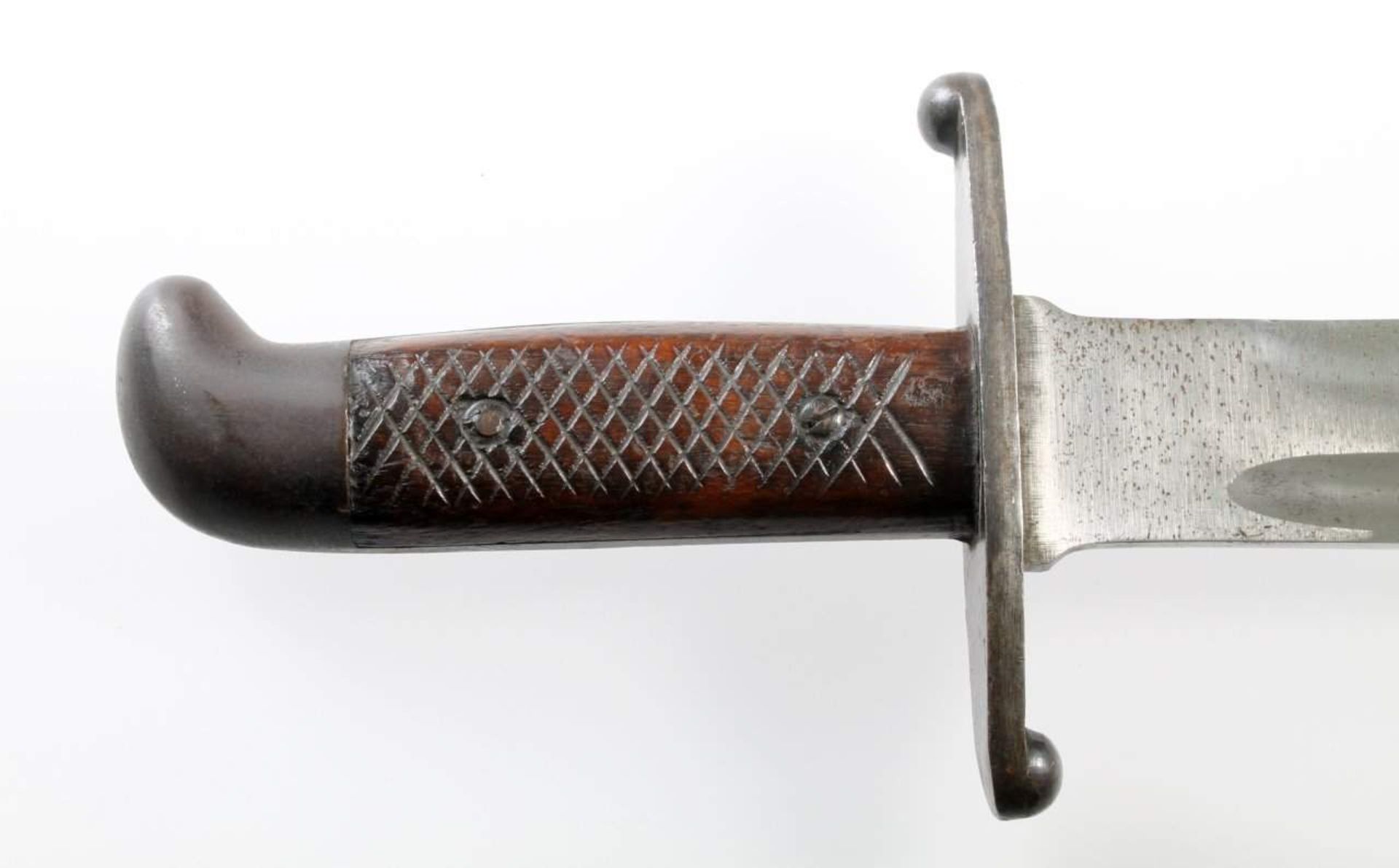 1. Weltkrieg Pionierfaschinenmesser für Mannschaften nach österr. Muster Blanke, gekehlte, leicht - Bild 4 aus 4