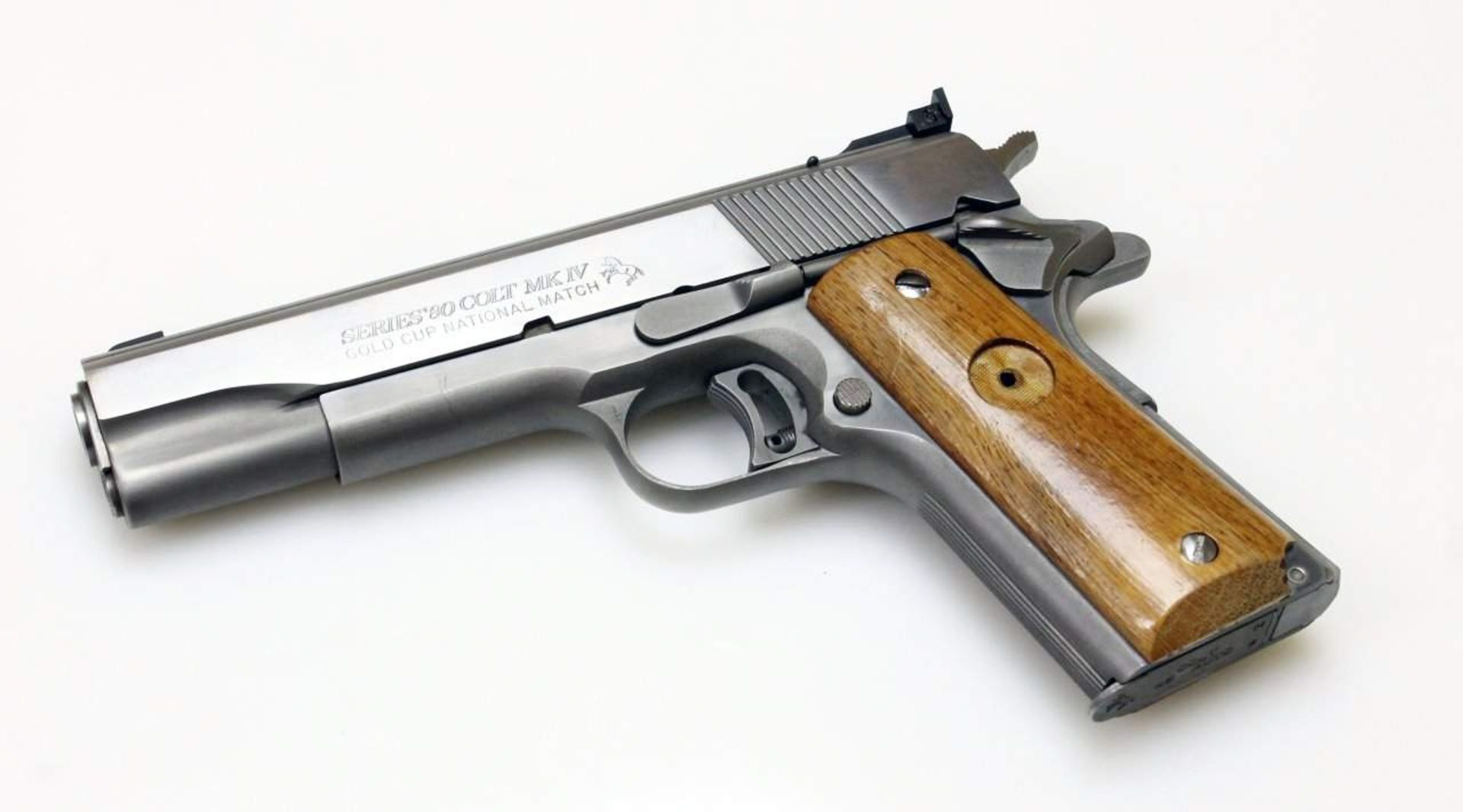 Selbstladepistole Colt, Modell: 1911 - Series 80 - MK IV - Gold Cup National Match Cal. .45 ACP, S/ - Bild 4 aus 6