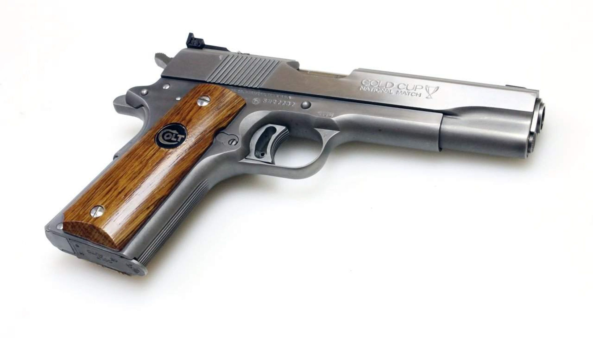 Selbstladepistole Colt, Modell: 1911 - Series 80 - MK IV - Gold Cup National Match Cal. .45 ACP, S/ - Bild 2 aus 6