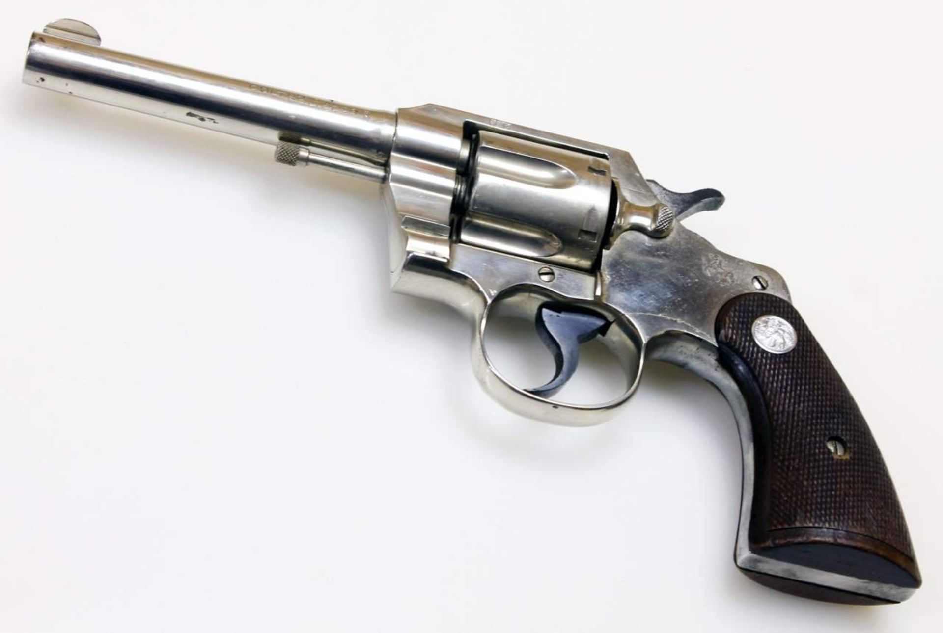 Revolver Colt, Modell: Official Positive - Detroit Police Cal. .38sp., S/N: 708659, nummerngleich, - Bild 5 aus 7